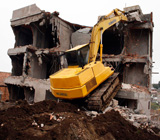 Demolidora no Centro de Porto Alegre