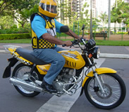 Moto Táxi no Centro de Porto Alegre