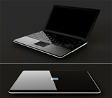 Notebook no Centro de Porto Alegre